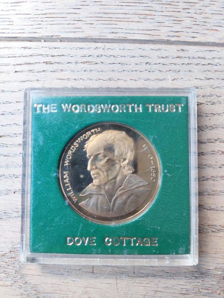 William Wordsworth Dove Cottage munt, medaille, penning, Ophalen of Verzenden, Brons, Buitenland
