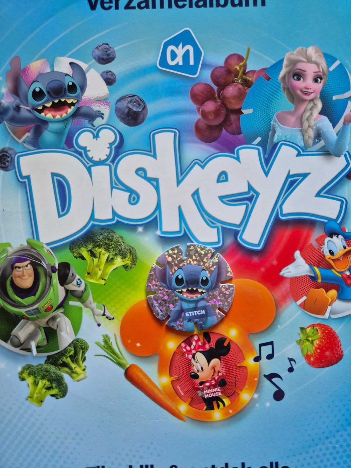 Diskeyz Disney Stitch AH Albert Hein Heijn, Verzamelen, Albert Heijn, Ophalen
