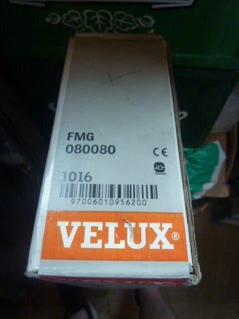 Nieuwe Velux elektrische plissé gordijnen / FMG 080080, Ophalen of Verzenden, Nieuw, Grijs, Plisségordijn
