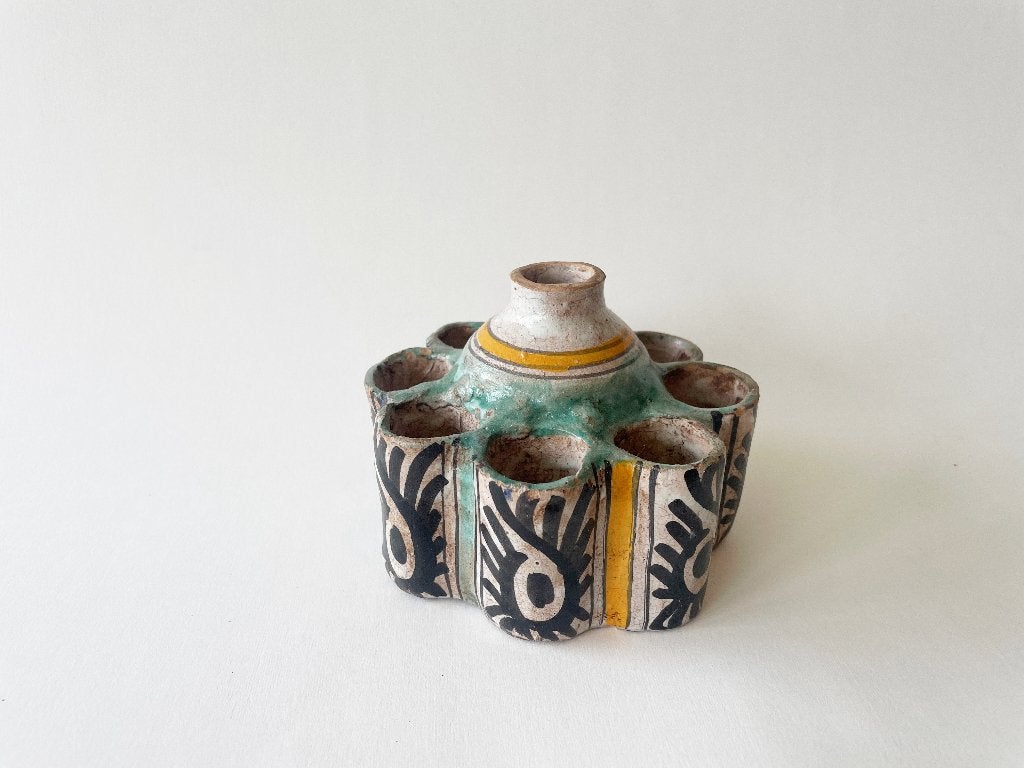 Oude keramieke Marokkaanse inktpot gratis verzending, Antiek en Kunst, Ophalen of Verzenden