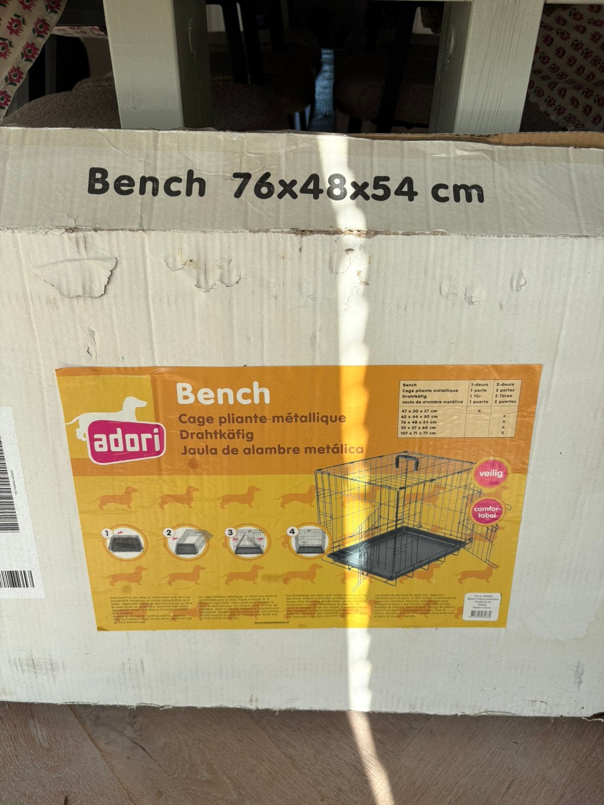 Adori honden bench, Ophalen, Gebruikt