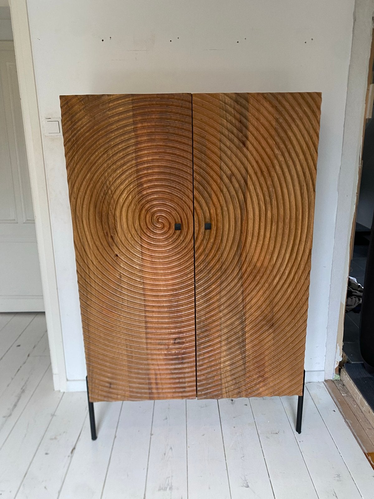 Houten kast, Huis en Inrichting, Kasten | Boekenkasten, Gebruikt, 50 tot 100 cm, 100 tot 150 cm, 25 tot 50 cm, Met plank(en), Overige houtsoorten