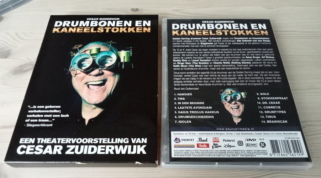 Golden Earring. Cesar Zuiderwijk Drumbonen en kaneelstokken, Alle leeftijden, Ophalen of Verzenden, Zo goed als nieuw