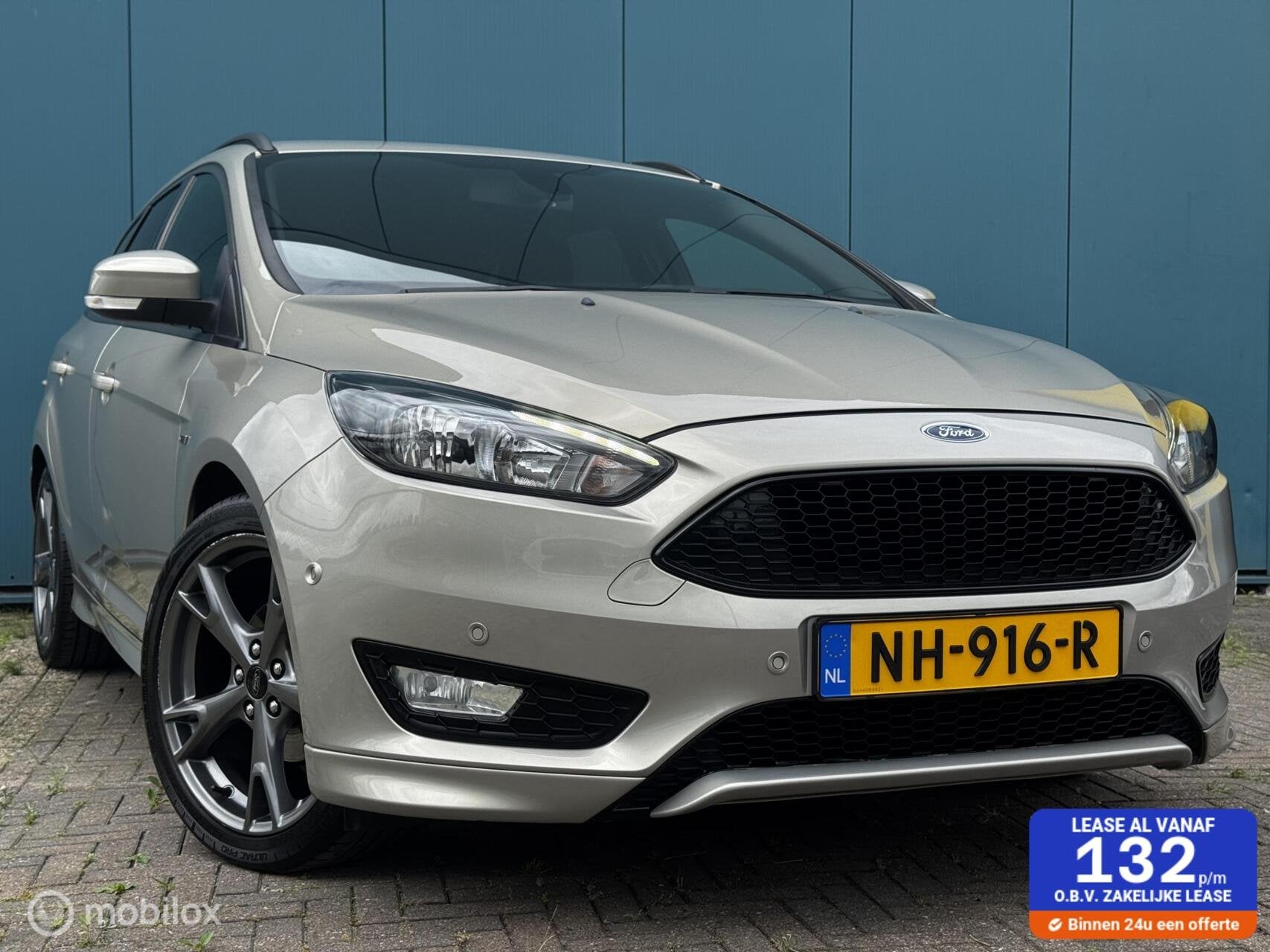 Ford Focus Wagon 1.0 ST-Line Navi Clima Cruise Park-Assist A, 125 pk, Gebruikt, Euro 6, Origineel Nederlands