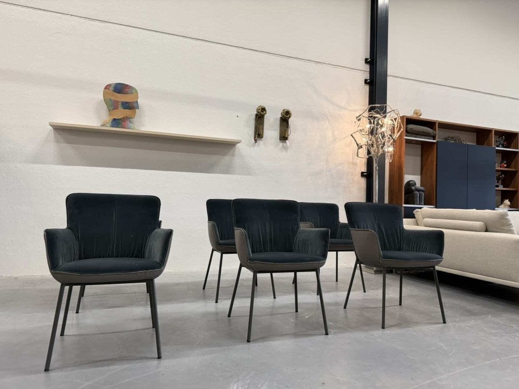 6 Nieuw Rolf Benz 655 Eetkamerstoelen blauw grijs Stoel, Blauw, Service@rolf-benz.com, Haiterbacher Str. 104, Nieuw