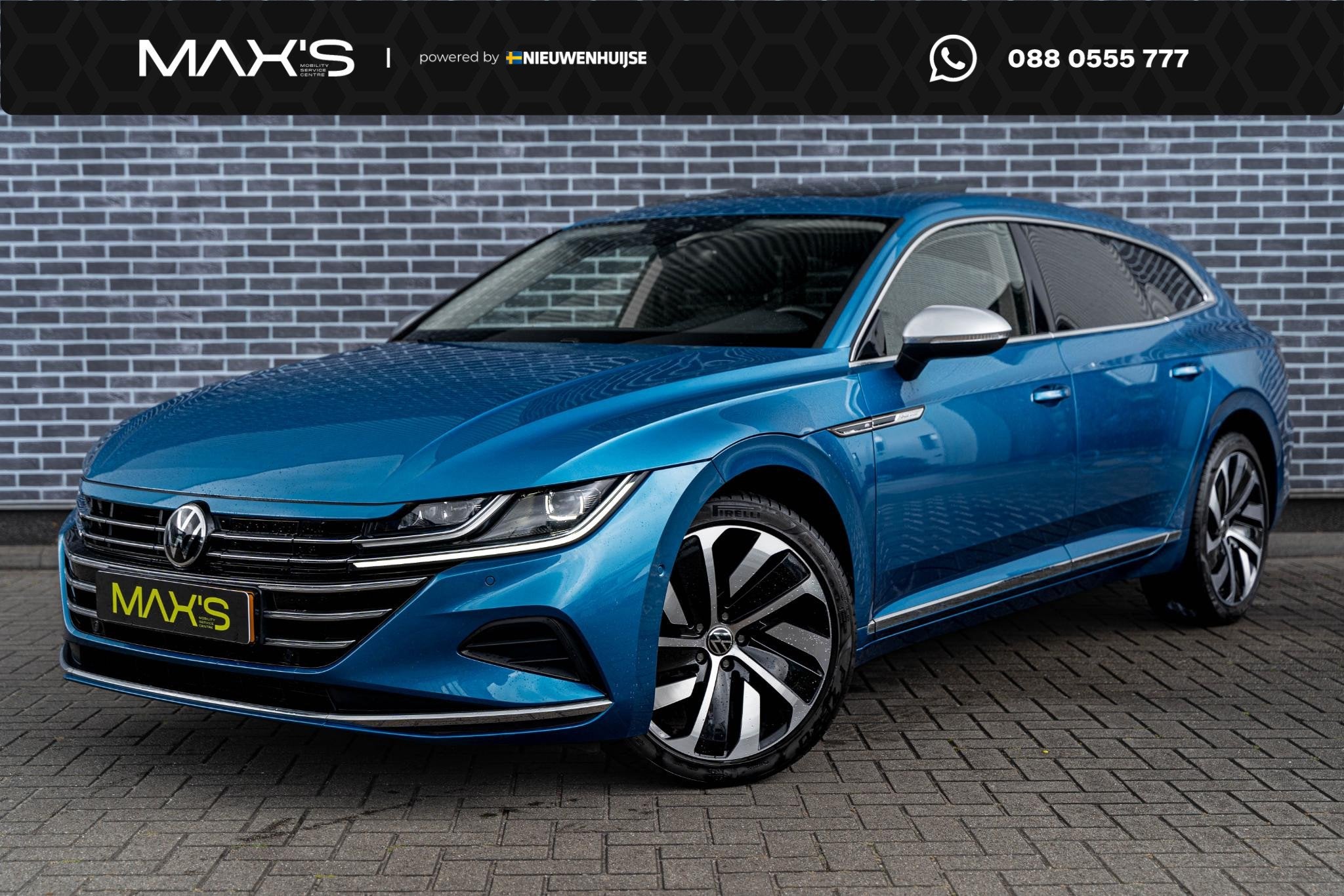 Volkswagen Arteon Shooting Brake 1.4 TSI eHybrid Elegance Bu, Auto's, Volkswagen, Arteon, Gebruikt, Blauw, Hybride Elektrisch/Benzine