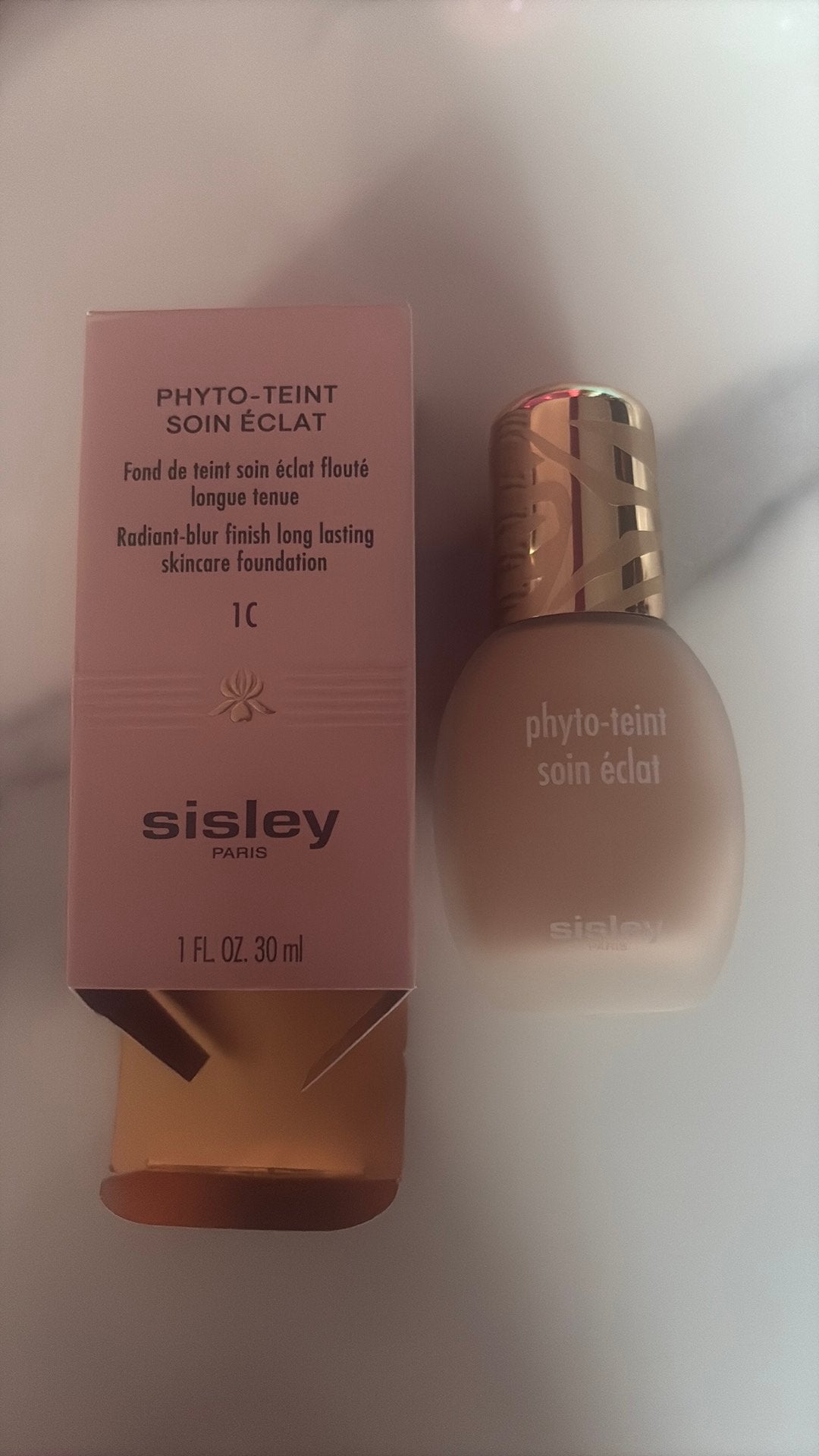 Sisley phyto teint eclat 1C nieuw in verpakking, Verzenden, Nieuw, Gehele gezicht