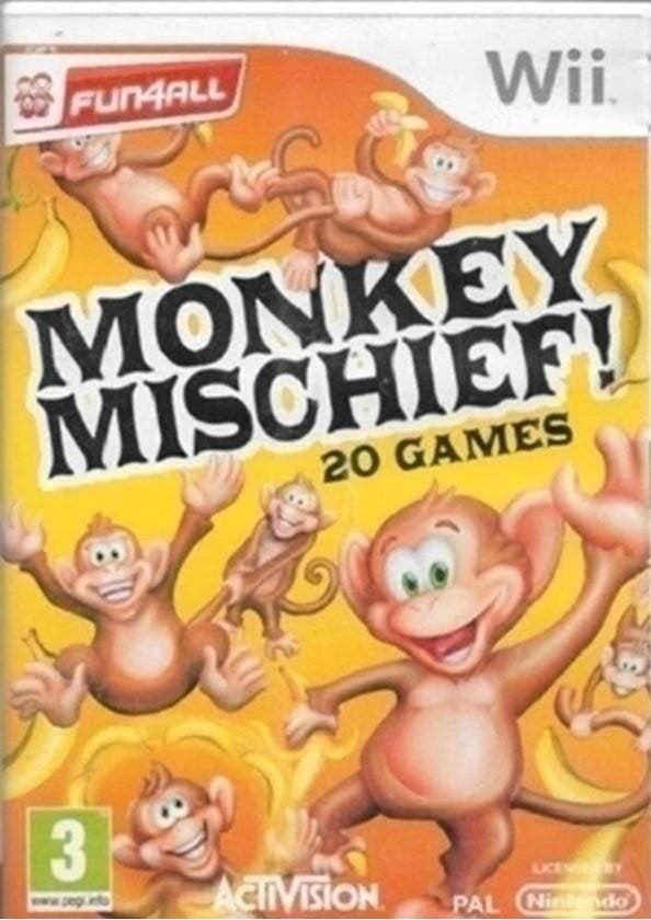 Monkey Mischief! (wii), Ophalen of Verzenden, Zo goed als nieuw, Platform, 3 spelers of meer