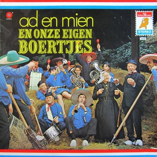 Ad en Mien, De Boertjes van Buuten ‎ lp, LP, Gebruikt, Levenslied of Smartlap, 12 inch