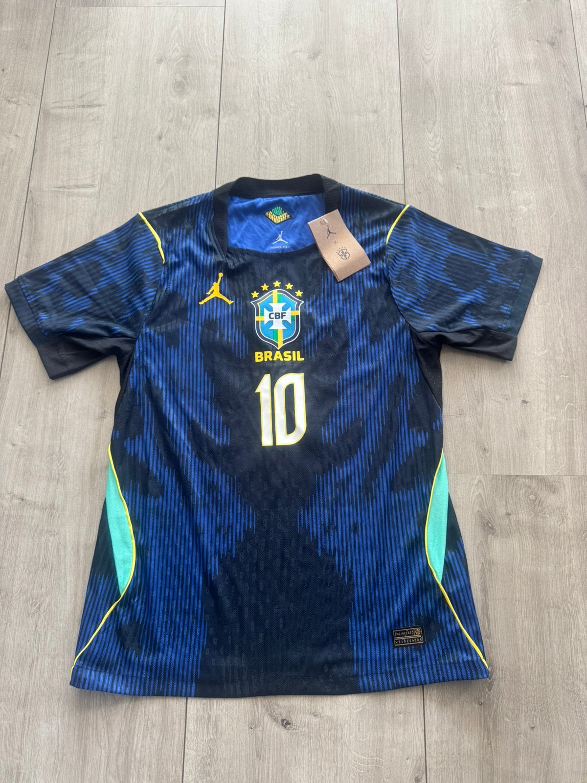 Nike Jordan Brazilië Neymar Jr. #10 Voetbalshirt Maat S, Maat S, Ophalen of Verzenden, Zo goed als nieuw, Shirt