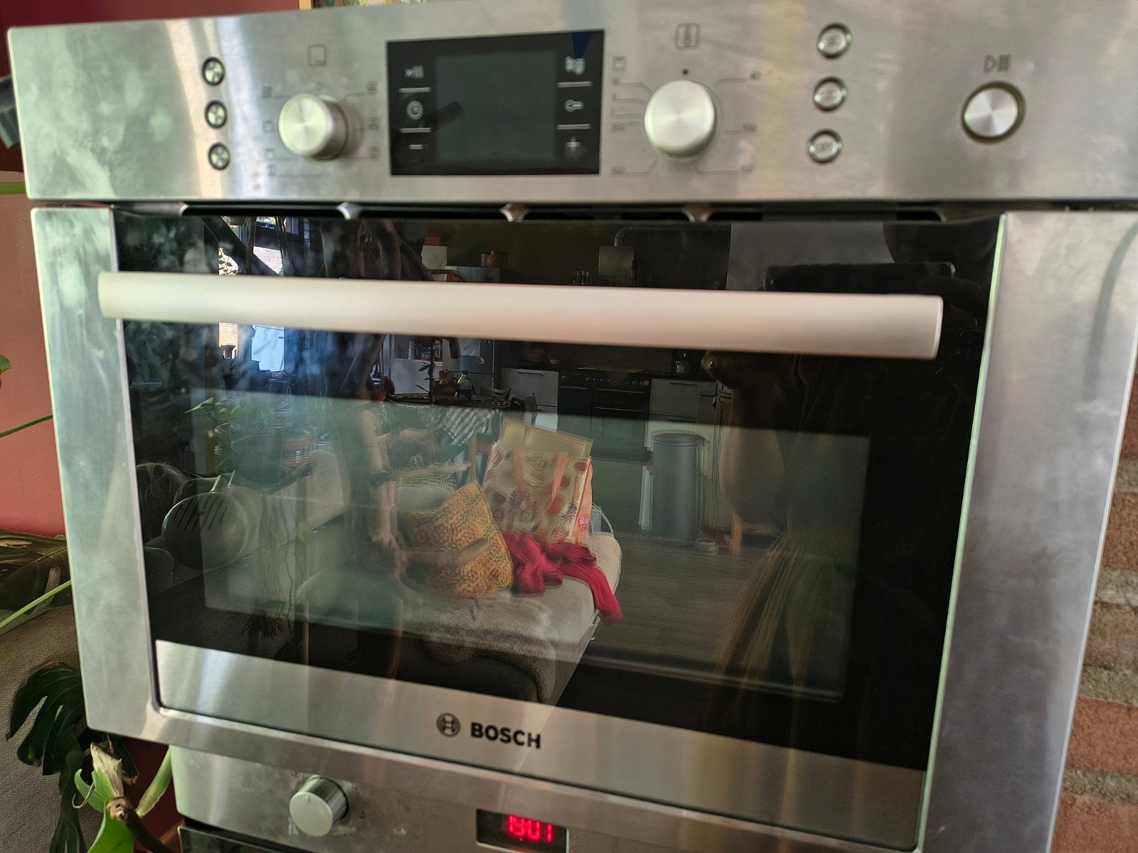 Bosch Inbouw Combi Oven en Magnetron, Witgoed en Apparatuur, Ophalen, 45 tot 50 cm, Gebruikt, Bosch
