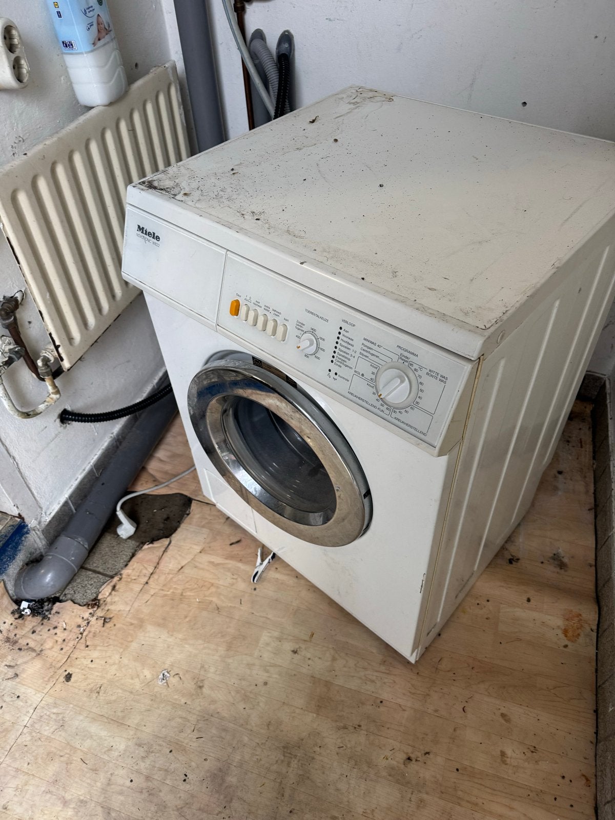 Miele Wasmachine (Gebruikt), Ophalen, 6 tot 8 kg, Voorlader, 85 tot 90 cm