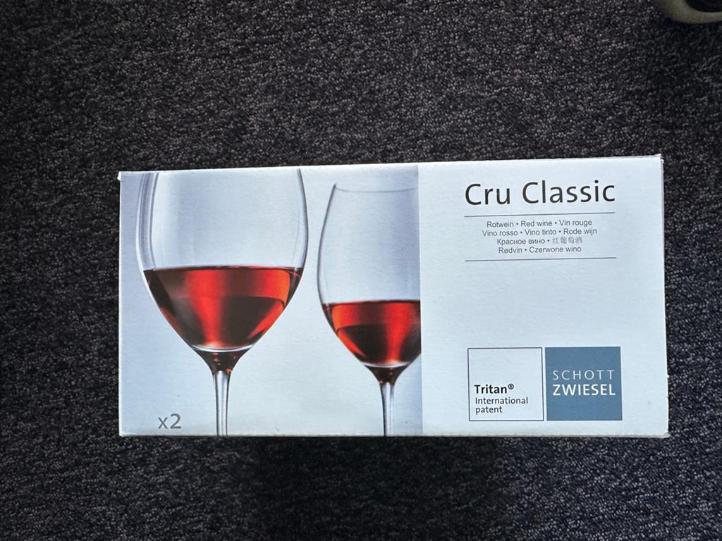 Schott Zwiesel Cru Classic Rode Wijnglazen (2 stuks), Ophalen of Verzenden, Nieuw, Overige typen