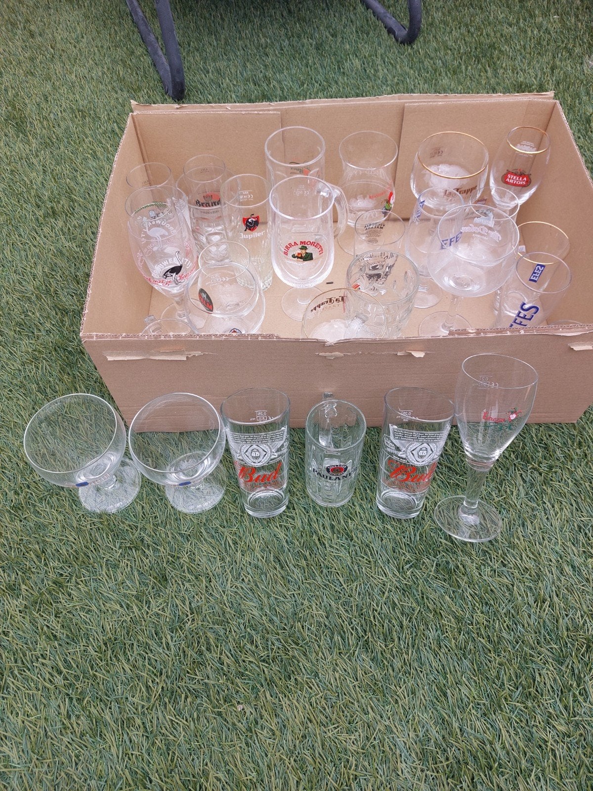Diverse bierglazen collectie - Verschillende merken, Ophalen of Verzenden