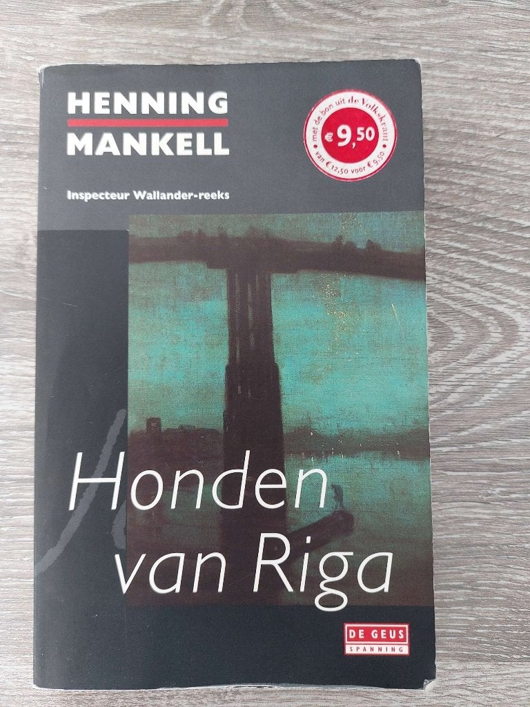 Henning Mankell - Honden van Riga, Ophalen of Verzenden, Gelezen, Henning Mankell