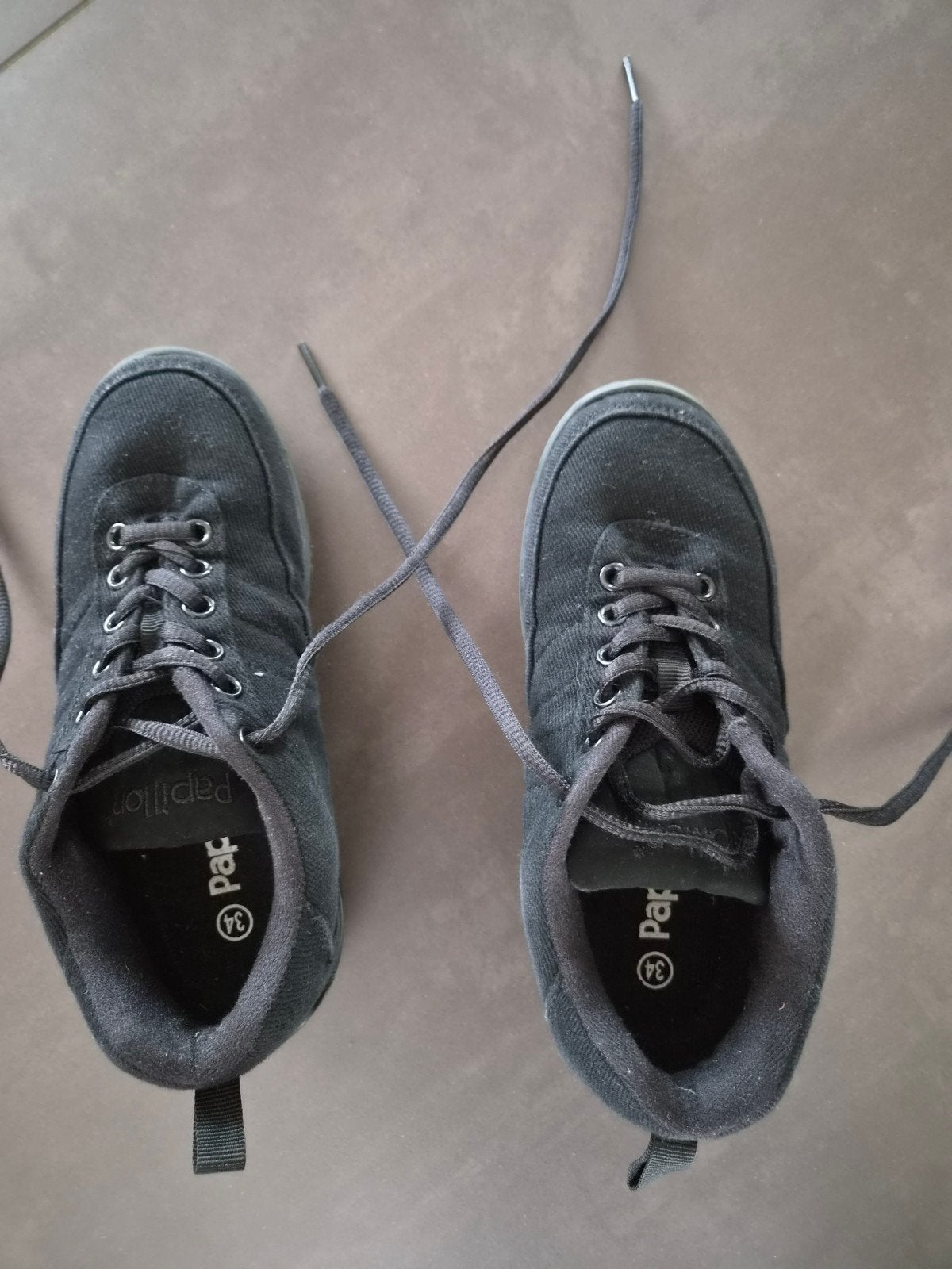 Zwarte Papillon dansschoenen/sneaker maat 34, Ophalen of Verzenden, Zo goed als nieuw, Schoenen
