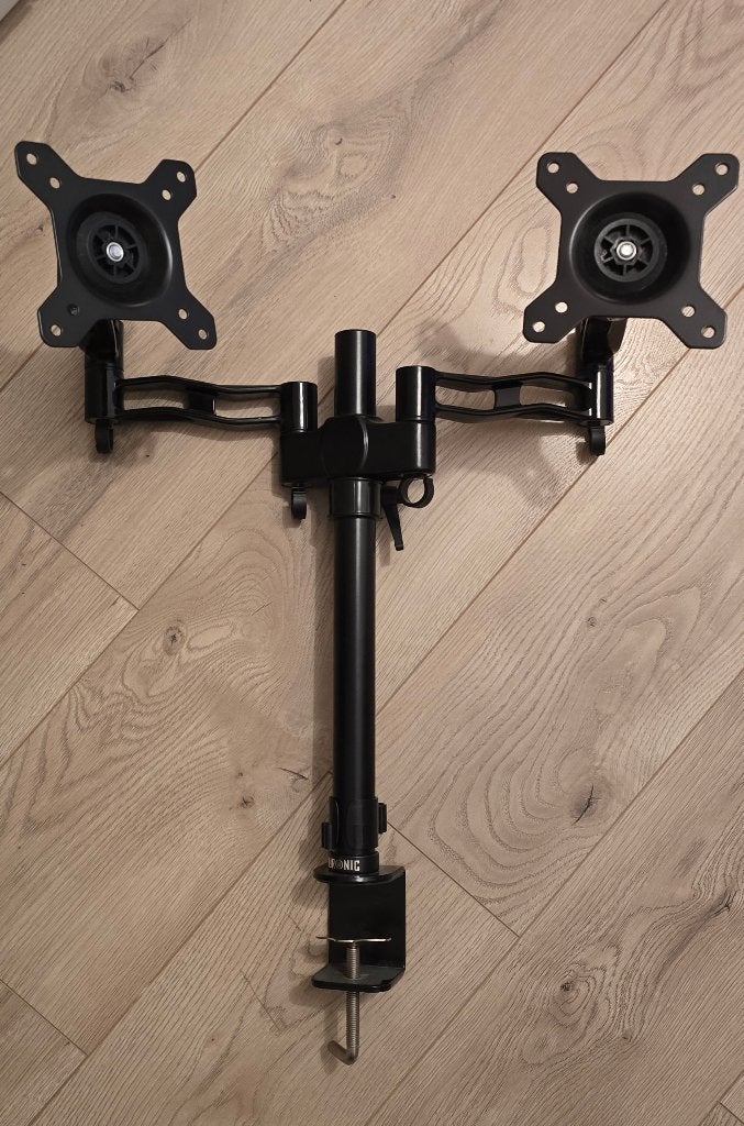Dubbele monitor arm, Computers en Software, Ophalen, Gebruikt, Overige typen, Onbekend