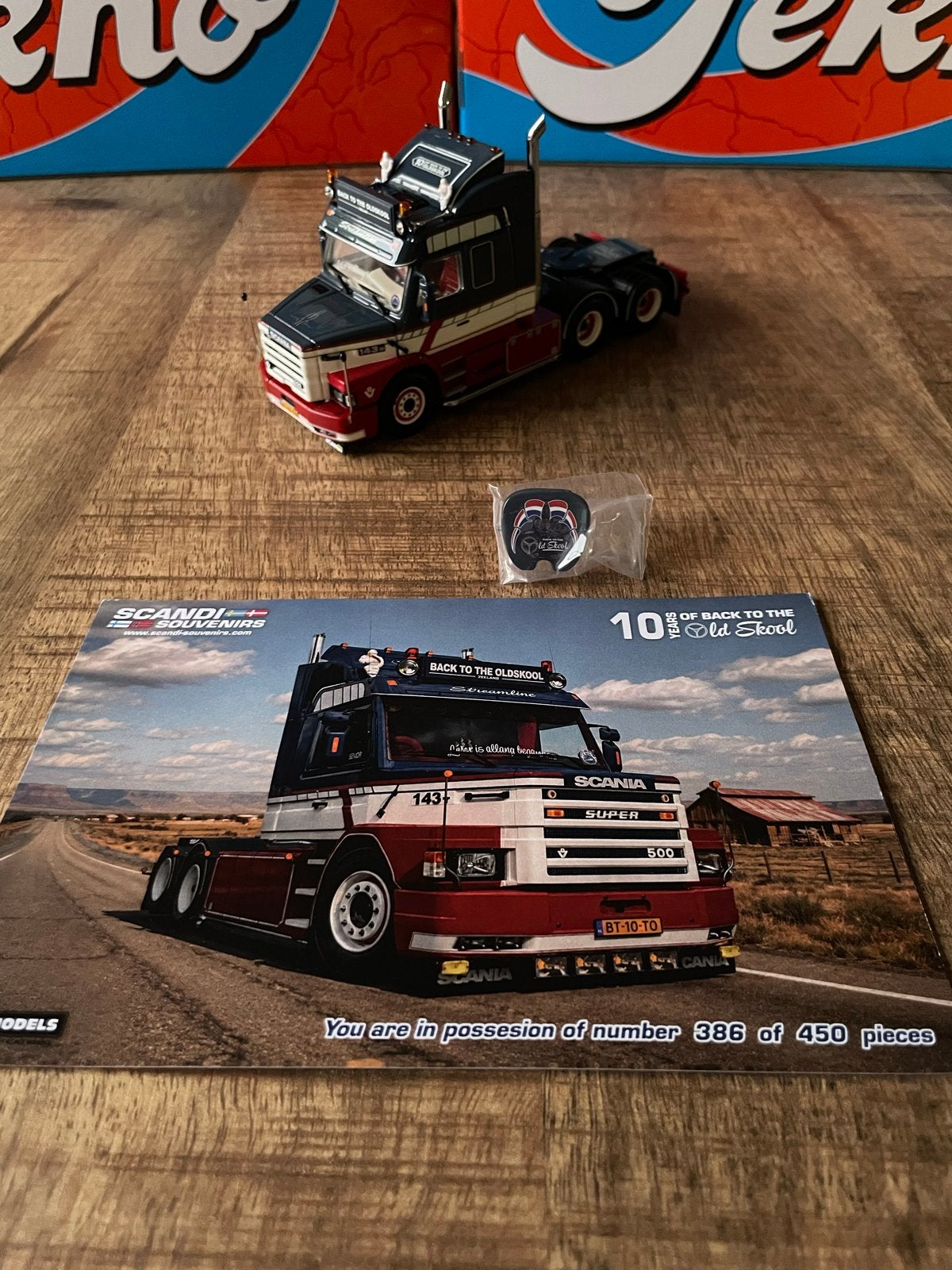 WSI Scania 3 Torpedo Streamline 6x2 Van der Hart, Hobby en Vrije tijd, Ophalen of Verzenden, Zo goed als nieuw, Bus of Vrachtwagen