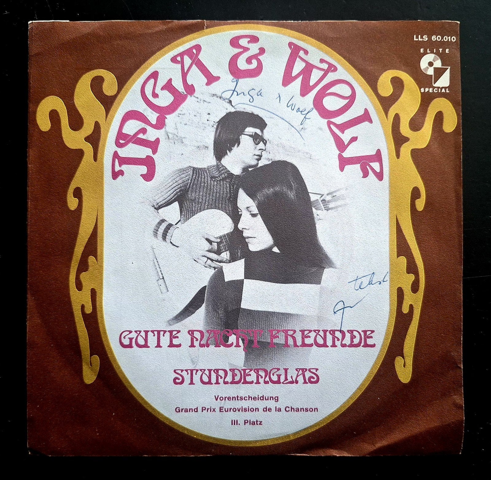 7"/SINGLE  INGA & WOLF - Gute Nacht Freunde, Ophalen of Verzenden, Gebruikt, Pop