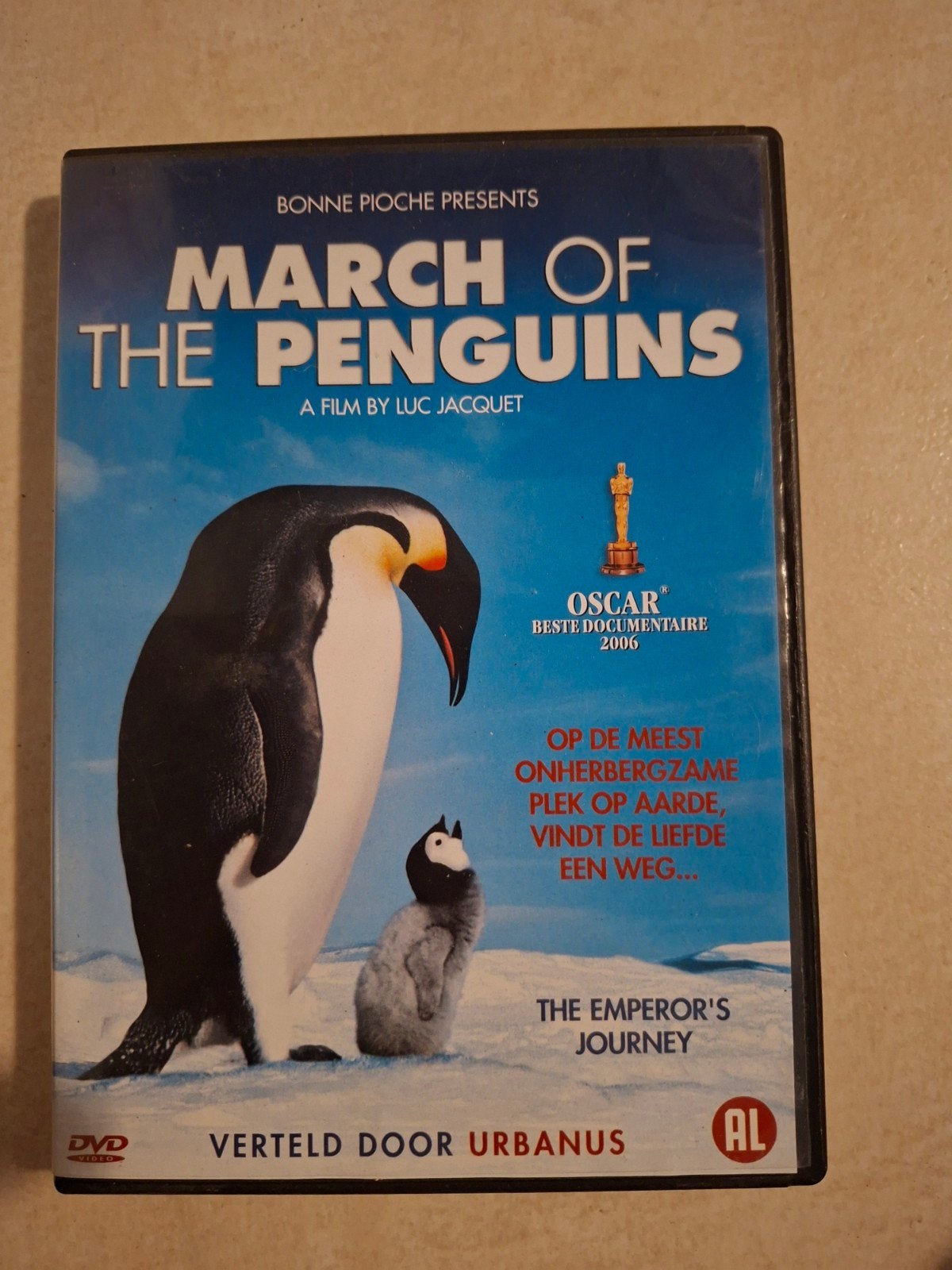 dvd march of the penguins 2006 beste documentaire, Verzenden, Zo goed als nieuw, Oorlog of Misdaad