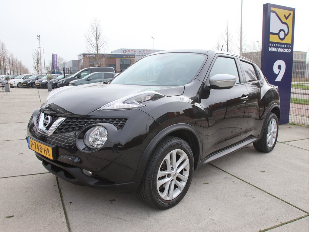 Nissan Juke 1.2 DIG-T N-Connecta Camera, Navi, Keyless, LMV, Auto's, Nissan, Bedrijf, Te koop, Juke, ABS, Achteruitrijcamera, Airbags