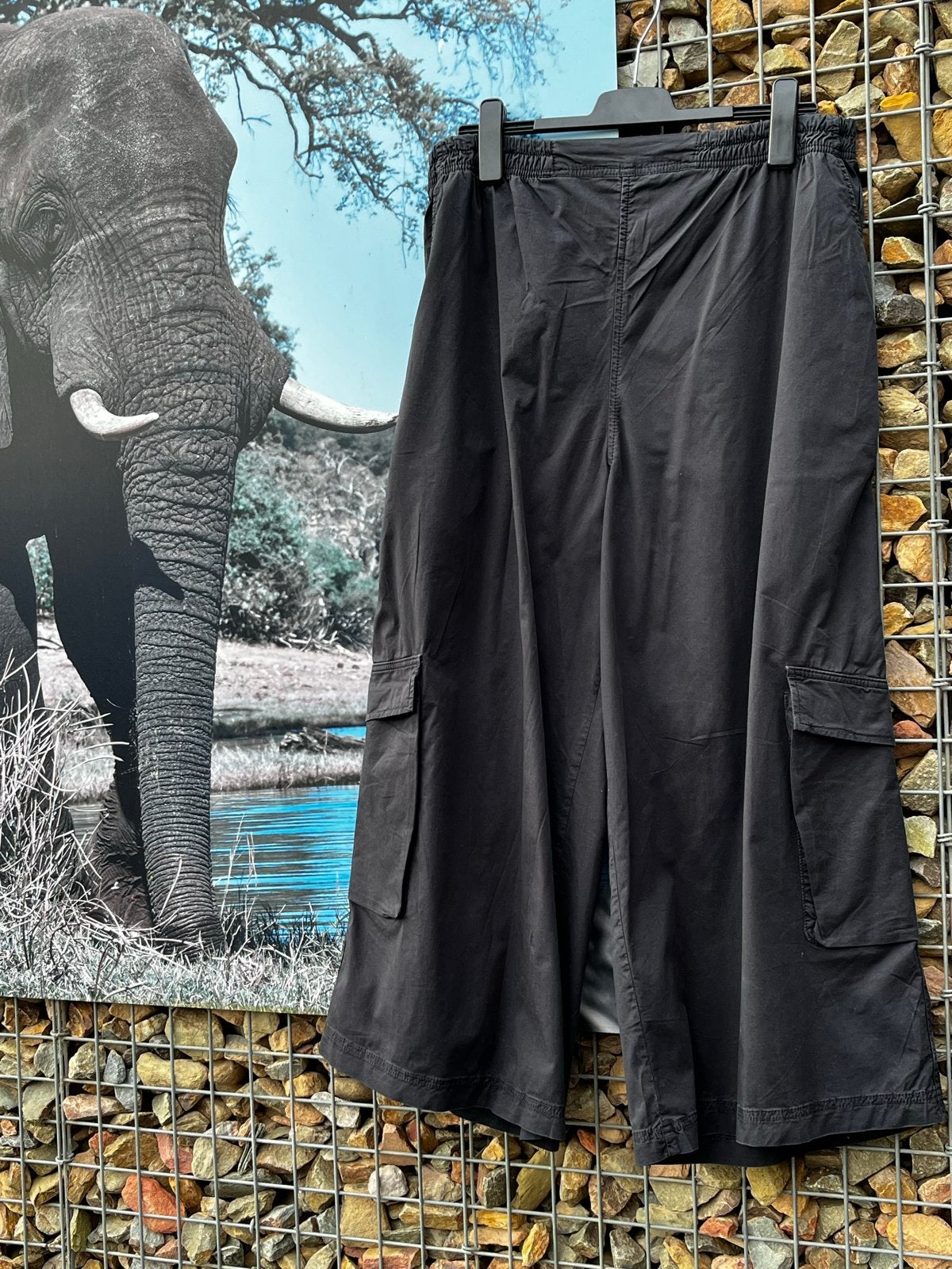 Zwarte Bitte Kai Rand Salopette Broek Wijd XL, Zwart, Maat 46/48 (XL) of groter, Ophalen of Verzenden, Lang