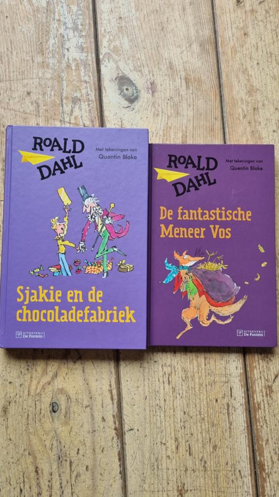 Sjakie en de schocoladefabriek en meneer vos, Ophalen, Zo goed als nieuw, Roald Dahl, Fictie algemeen