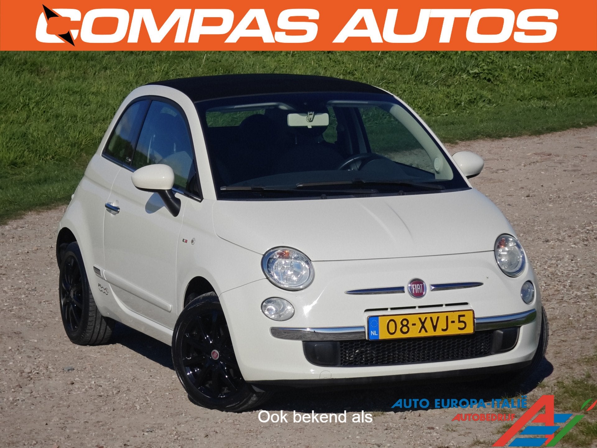 Fiat 500C 0.9 TwinAir Lounge | Mooie auto (bj 2012), 86 pk, Gebruikt, Cabriolet, Leder en Stof