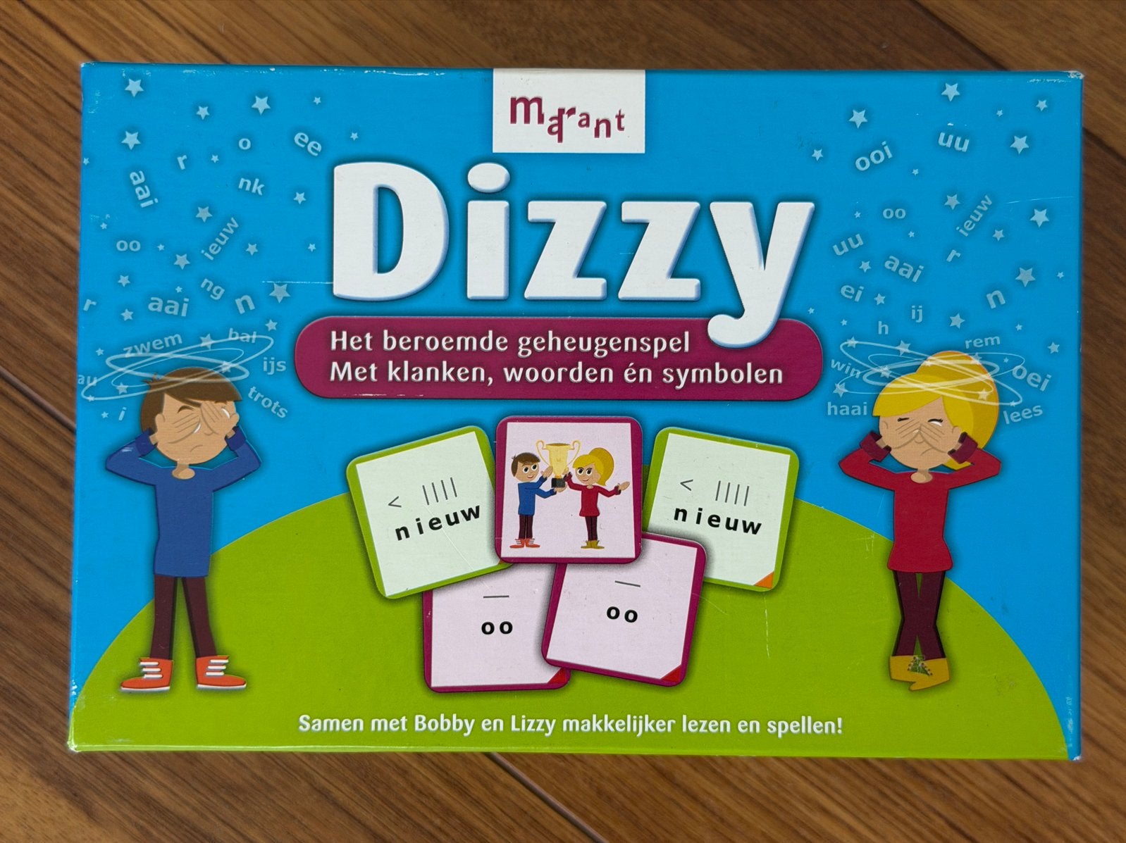 Dizzy geheugenspel - Leren lezen en spellen, Ophalen of Verzenden, Zo goed als nieuw, Taal en Lezen