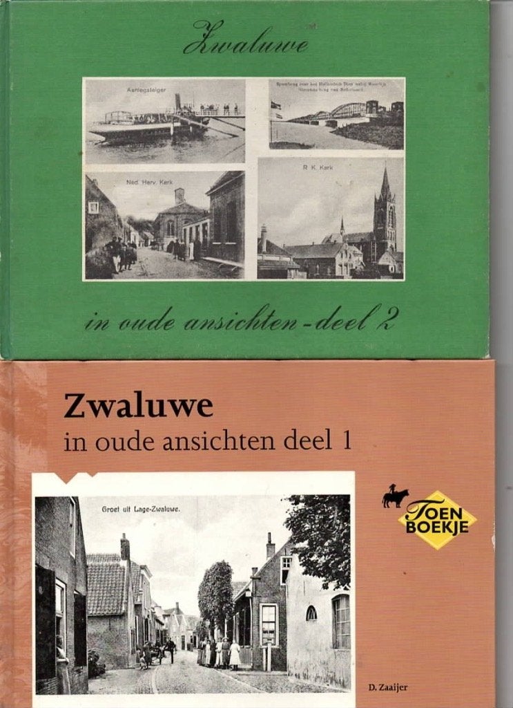 Zwaluwe in oude ansichten deel 1-5 (deel 1 herdruk 1974), Boeken, Verzenden, D. Zaaier / Van Elzingen, 20e eeuw of later, Gelezen
