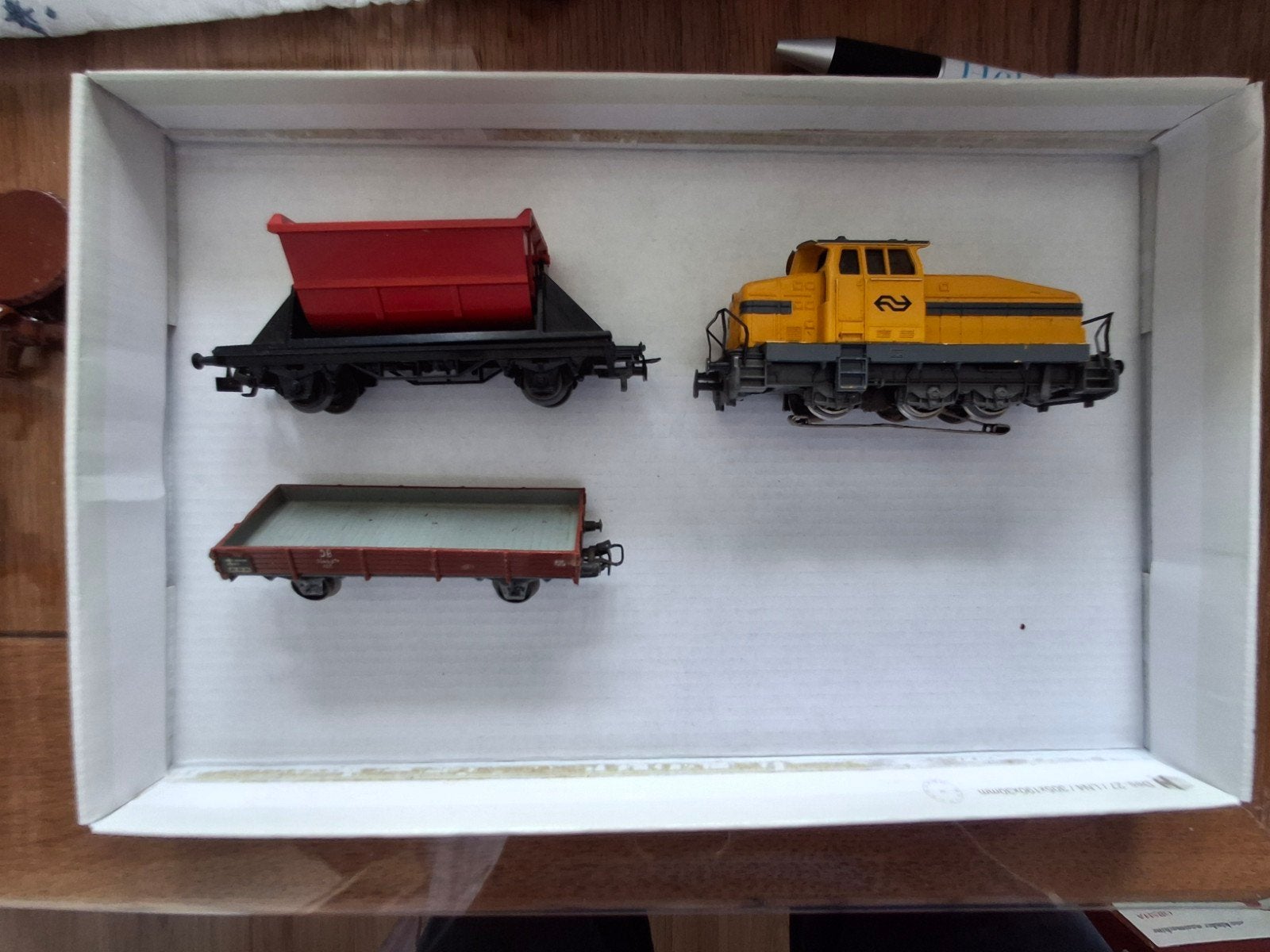 Ho spoor NS locomotief en wagons, Hobby en Vrije tijd, Modeltreinen | H0, Ophalen of Verzenden, Gebruikt, Treinset, NS