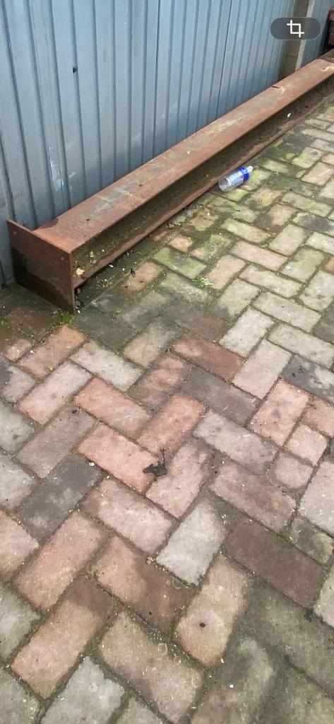 Ijzeren H balk 275cm x16cm nieuw niet gebruikt, Doe-het-zelf en Verbouw, Metalen, Ophalen, Nieuw, IJzer