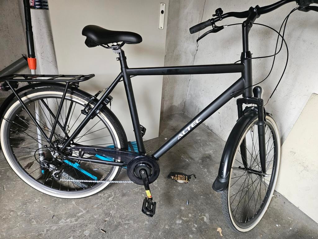 Altec Verona Herenfiets 28 inch 7V - Mat zwart (NIEUW), Fietsen en Brommers, Fietsen | Heren | Herenfietsen, Velgrem, Versnellingen