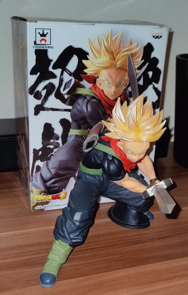 Dragon Ball Super Trunks CraneKing Figuur met doos, Ophalen of Verzenden, Zo goed als nieuw
