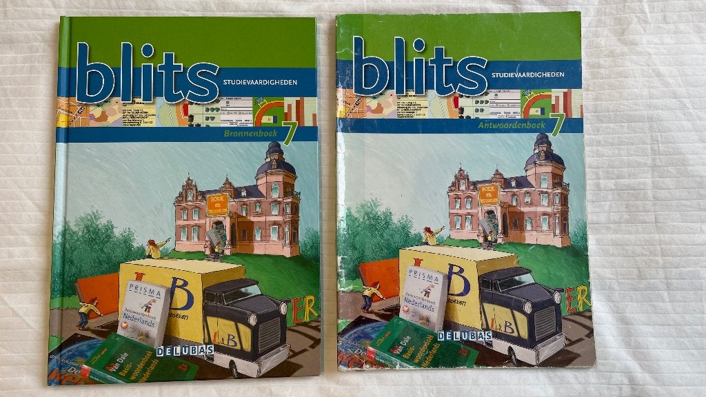 Blits studievaardigheden bronnenboek + antwoordenboek groep7, Ophalen of Verzenden, Nieuw, Overige niveaus