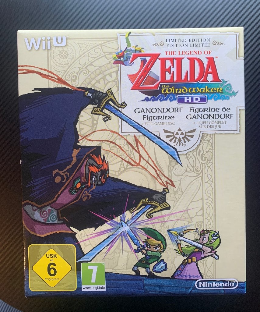 Zelda the Windwaker HD Limited Edition WII U, Spelcomputers en Games, Avontuur en Actie, Verzenden, 1 speler, Zo goed als nieuw