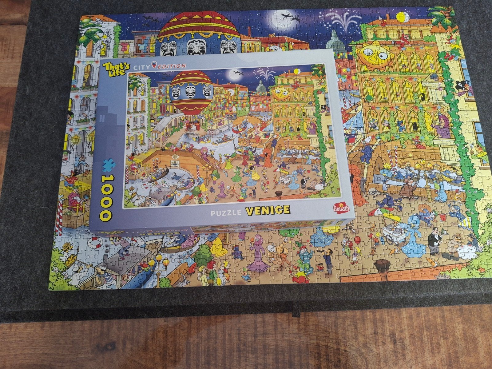 that's live puzzel Venice, Ophalen of Verzenden, 500 t/m 1500 stukjes, Zo goed als nieuw