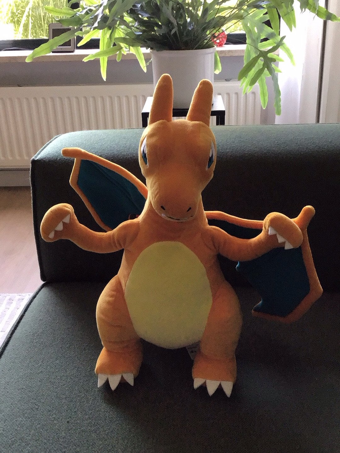 Bandai Spirits Pluche Charizard (incl. origineel label), Overige merken, Overige typen, Ophalen of Verzenden, Zo goed als nieuw