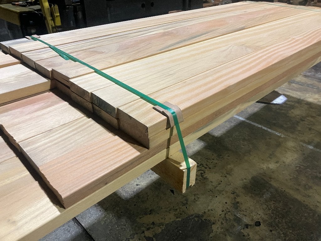planken–vlonderplanken-balken-Hardhout/Piquia-32x115 mm, Ophalen, Nieuw, Hout