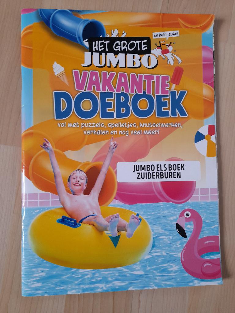NIEUW HET GROTE JUMBO VAKANTIE DOEBOEK VOL PUZZELS KNUTSELS, Ophalen of Verzenden, Nieuw, Fictie algemeen