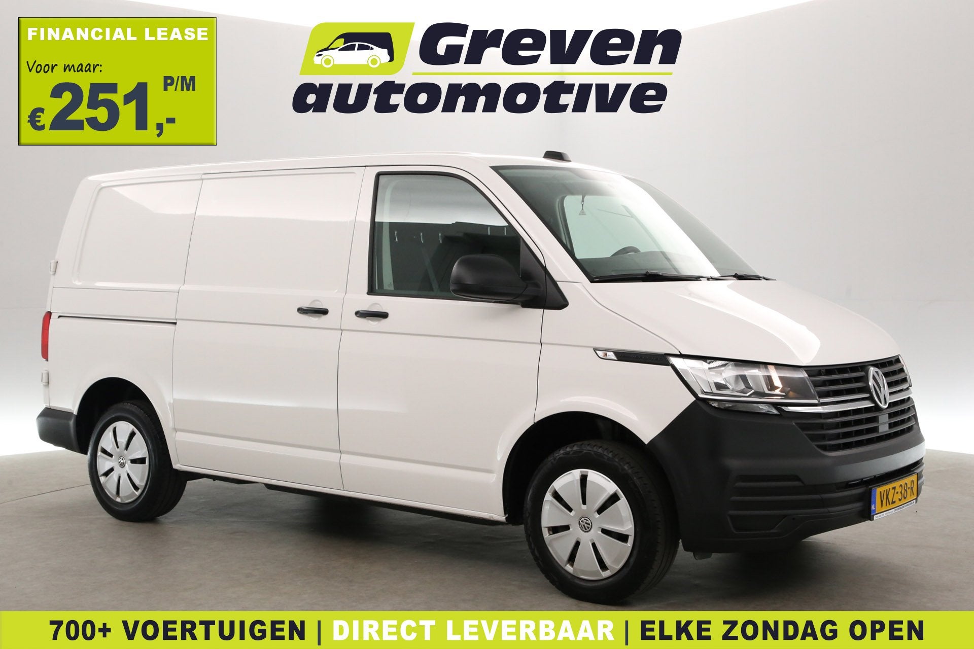 Volkswagen Transporter 2.0 TDI L1H1 140PK | Airco | Cruise |, Voorwielaandrijving, Stof, Gebruikt, Euro 6