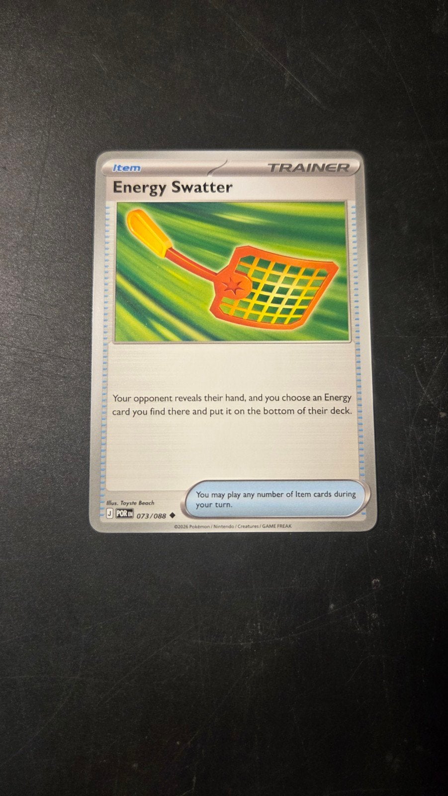 Energy Swatter 073/088 - Perfecte staat - Alleen verzenden, Verzenden, Zo goed als nieuw, Losse kaart