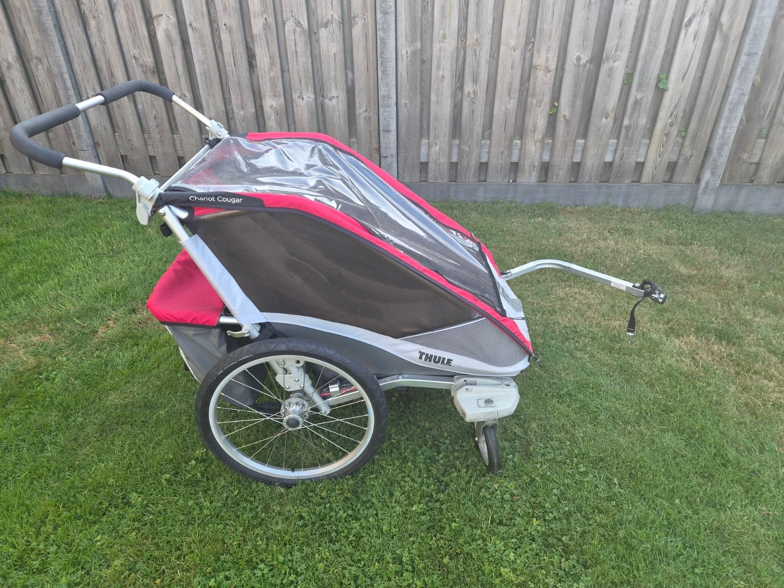 Thule Chariot Cougar fietskar - Goede staat, Ophalen, Gebruikt, Opvouwbaar, Thule