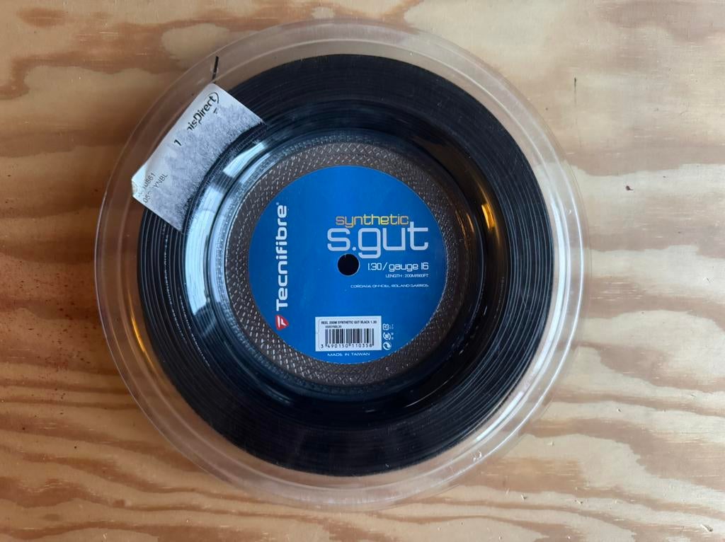 Tecnifibre s-gut 1.30, Sport en Fitness, Tennis, Grip of Snaar, L00, Zo goed als nieuw, Ophalen