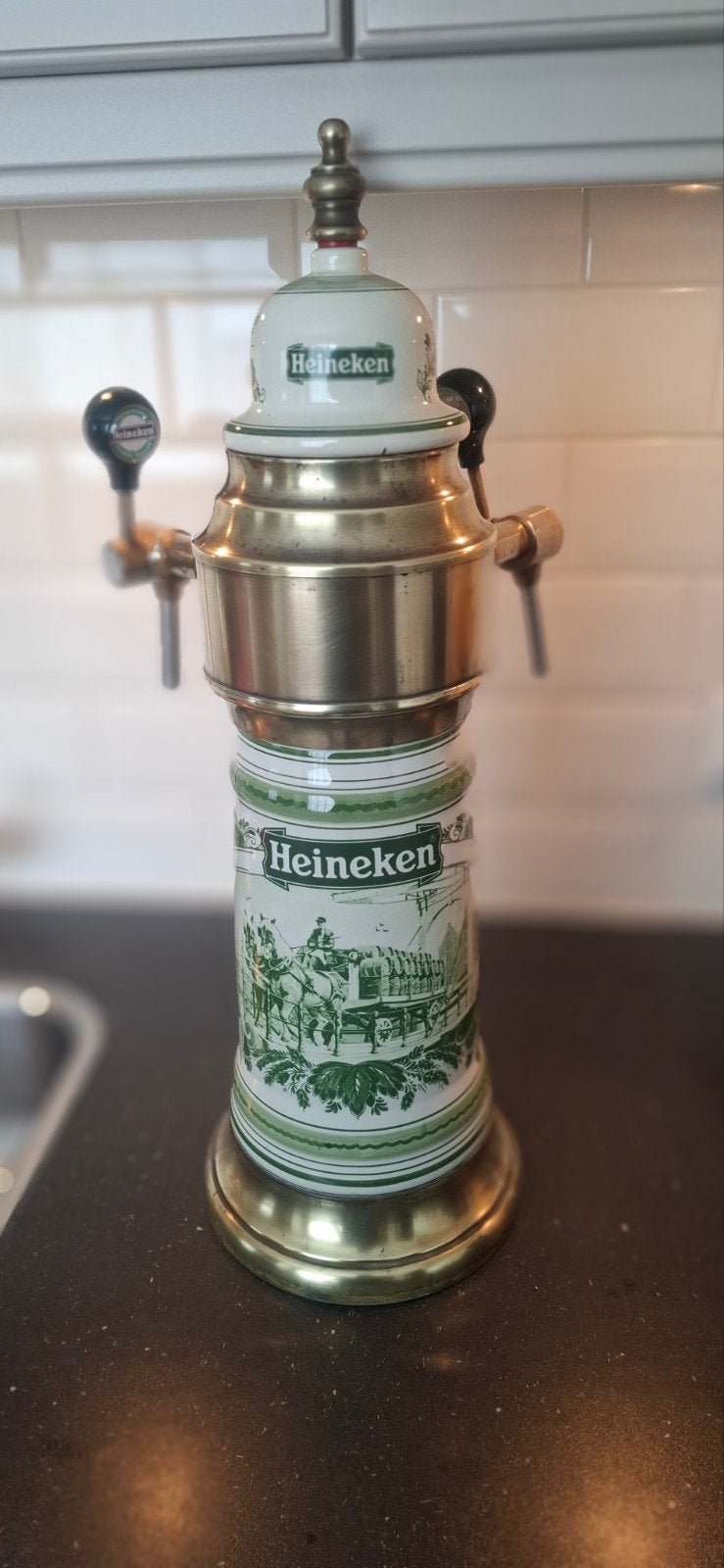 Heineken biertap tapzuil tap bierpomp, Verzenden, Gebruikt, Overige typen, Heineken