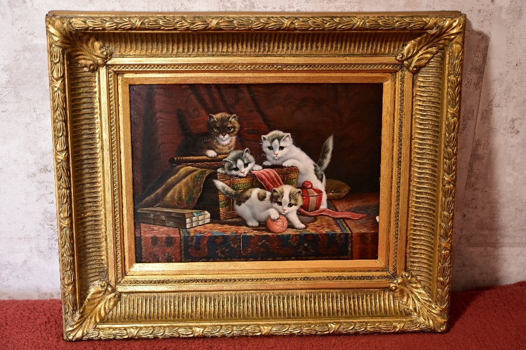 schilderij, Ophalen, Klassiek, Dieren