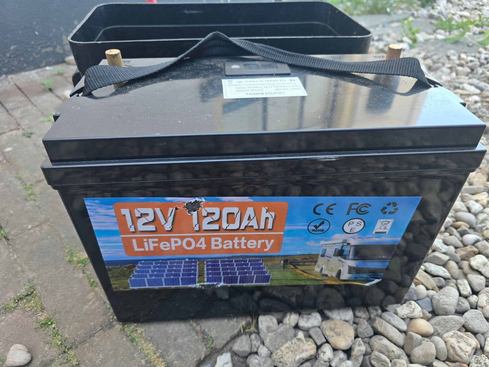 2st lifepo4 12v 120Ah accu's voor fishfinder of elektromotor, Ophalen, Zo goed als nieuw, Overige typen