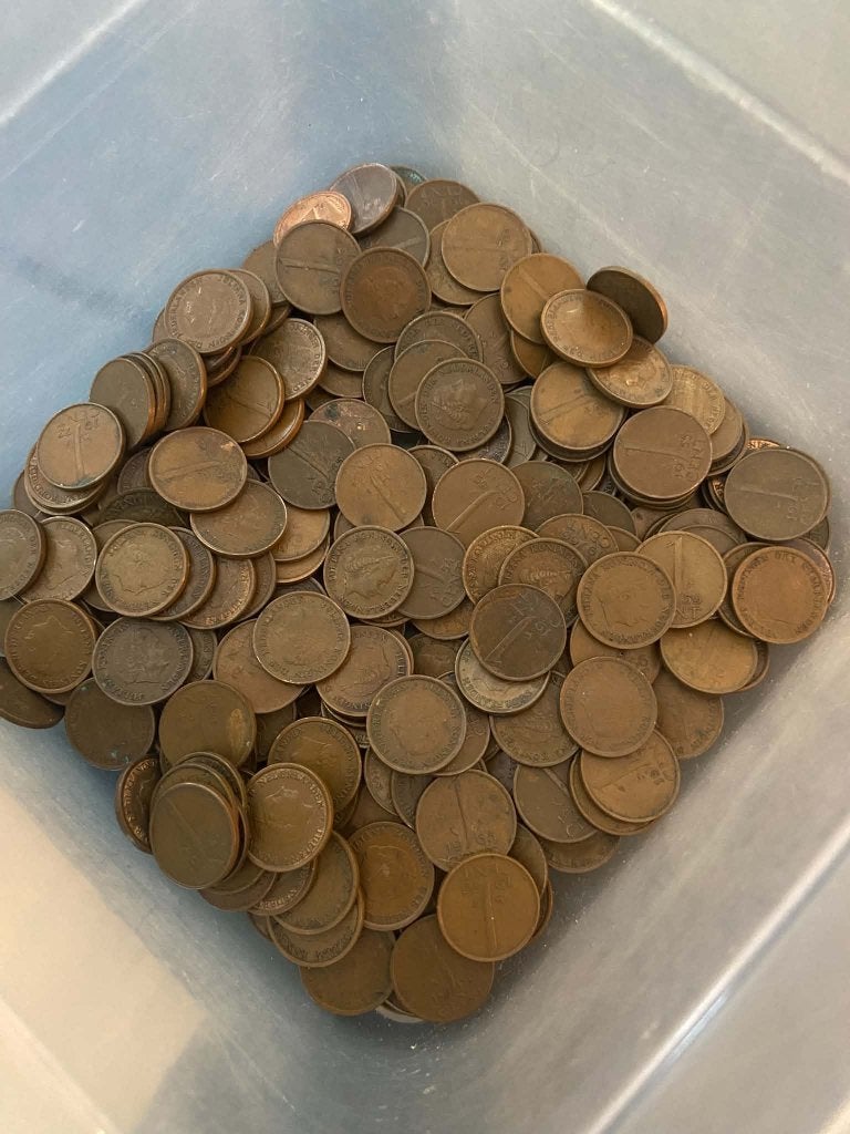 oud nederlands geld, Postzegels en Munten, Ophalen, Koningin Wilhelmina, 10 cent, Losse munt