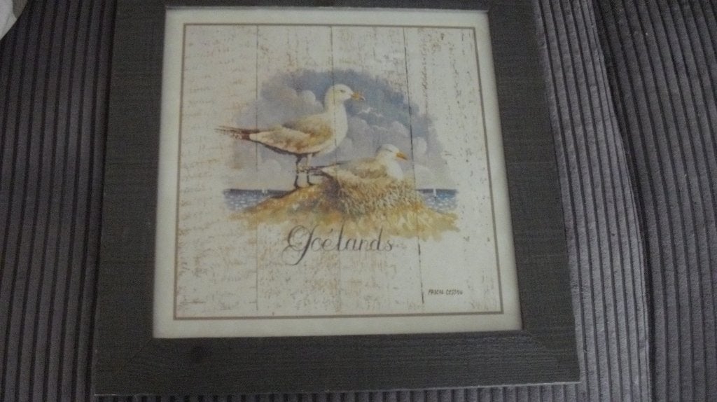 2 strand schilderijen, Ophalen, Minder dan 50 cm, Zo goed als nieuw, Schilderij