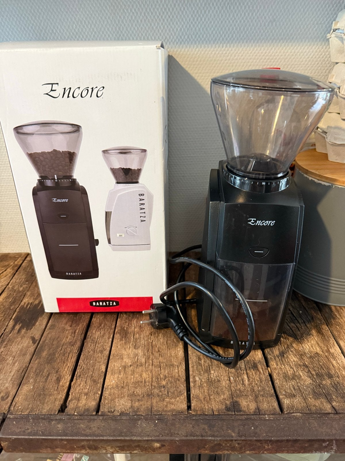 Baratza Encore koffiemolen - met lichte beschadiging, Gebruikt, Overige modellen, 10 kopjes of meer, Koffiebonen